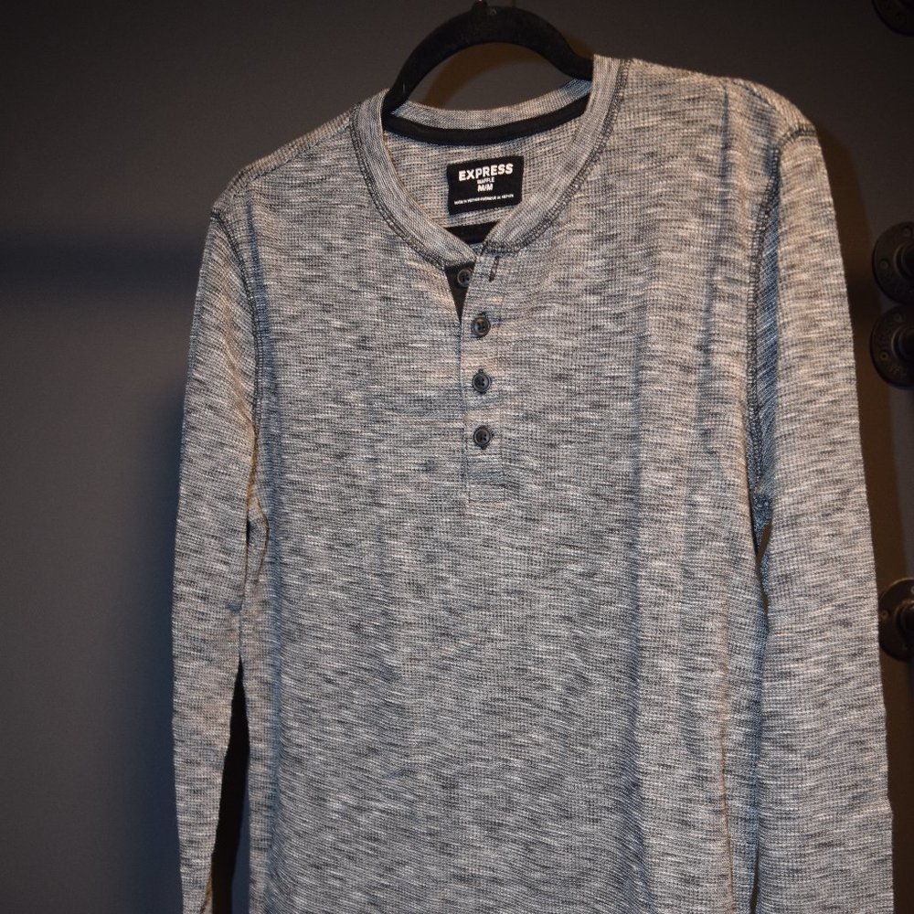 Men's Express Waffle Henley